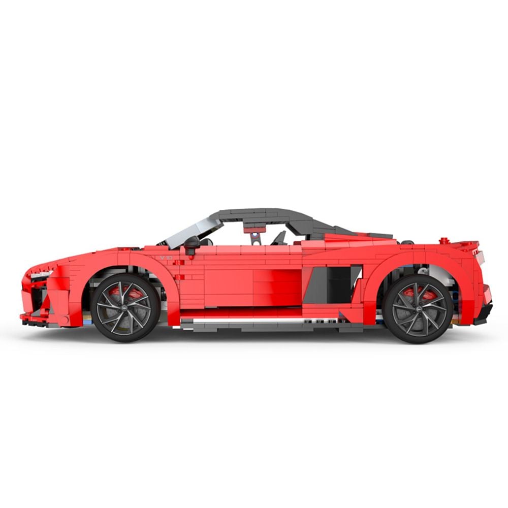 Комплект за сглобяване на количка, Rastar, Audi R8 Spyder, 1:14, 1024 части