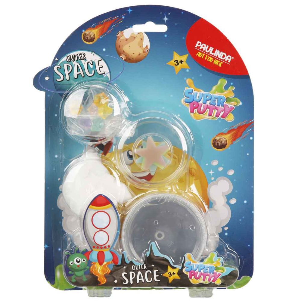 Слайм Paulinda, Super Putty, Space, 80 мл