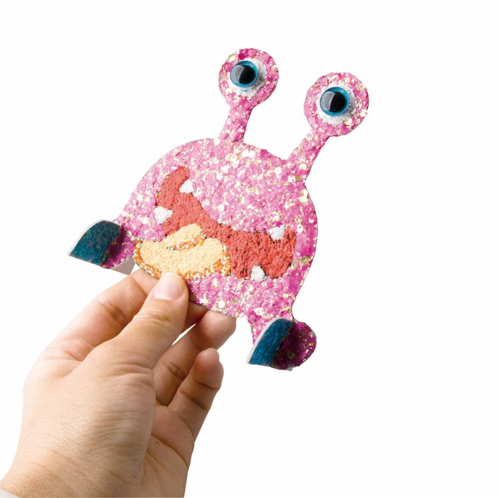 Творчески комплект с брокат Paulinda, Magic Glitter 2 in 1, 3D Fun