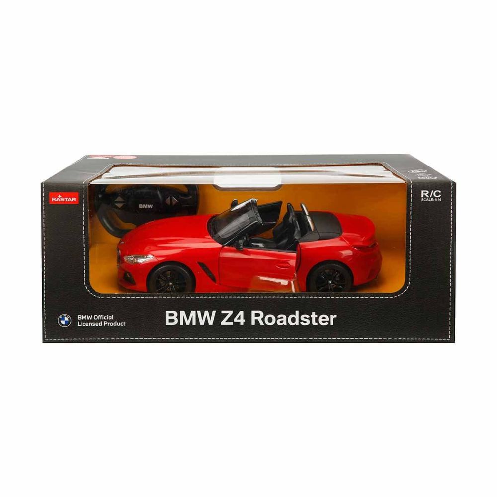 Количка с дистанционно, Rastar, BMW Z4 Roadster 1:14, Червена