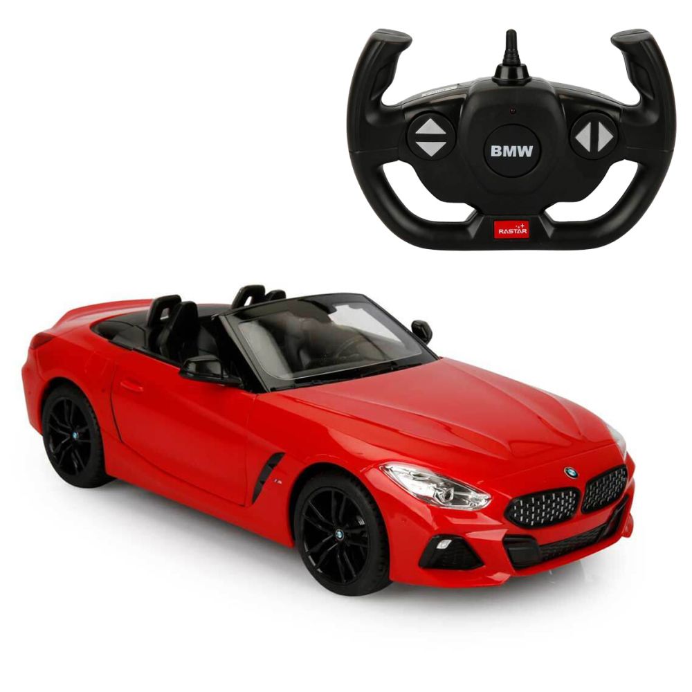 Количка с дистанционно, Rastar, BMW Z4 Roadster 1:14, Червена
