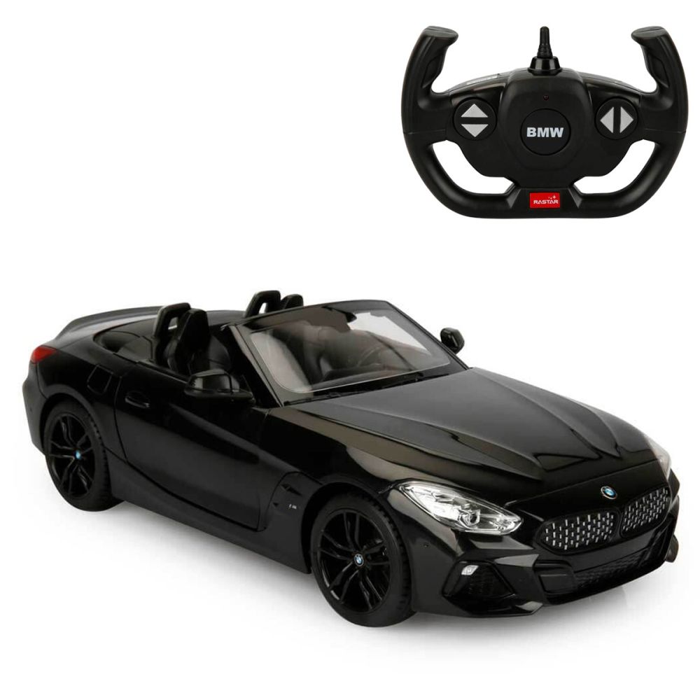 Количка с дистанционно, Rastar, BMW Z4 Roadster 1:14, Черна
