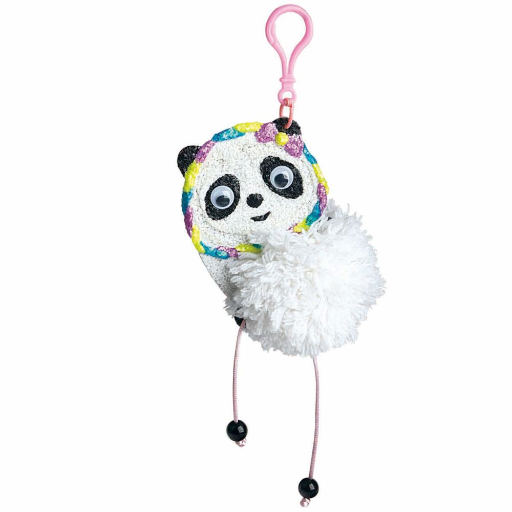 Творчески комплект с брокат Paulinda, Magic Glitter 2 in 1, Keychain Diy