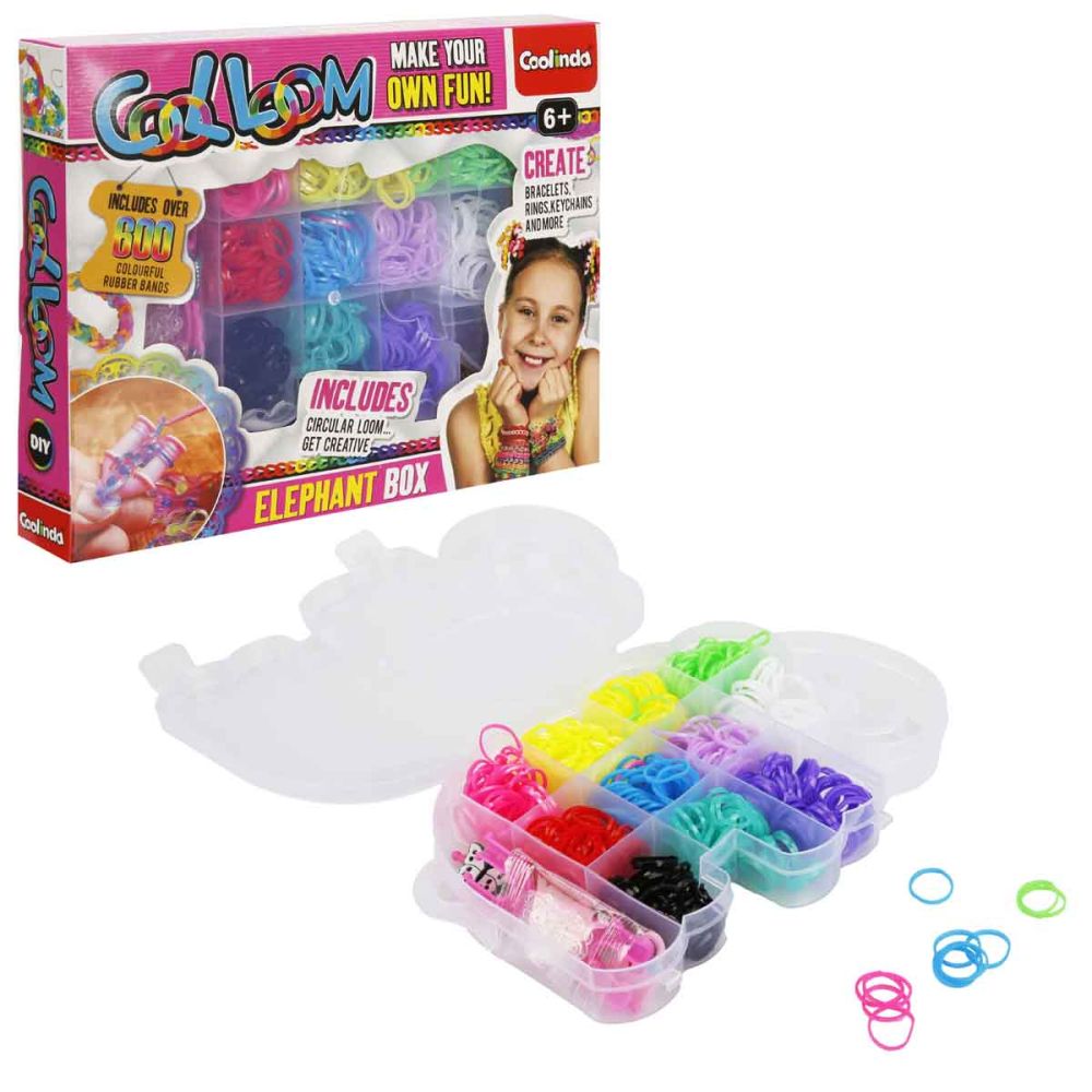 Творчески комплект, Paulinda, Cool Loom, Elephant Box