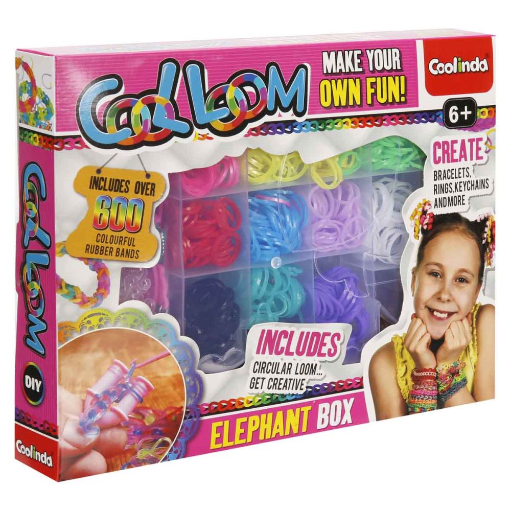 Творчески комплект, Paulinda, Cool Loom, Elephant Box
