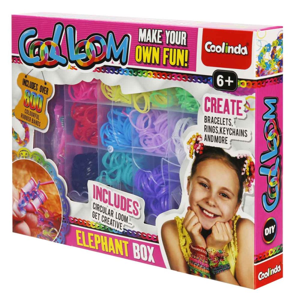 Творчески комплект, Paulinda, Cool Loom, Elephant Box