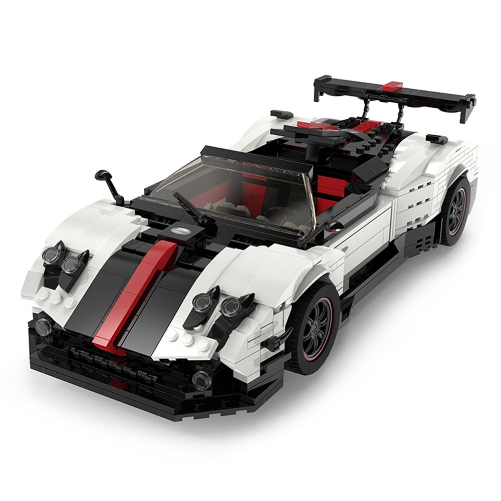 Комплект за сглобяване на количка, Rastar, Pagani Zonda Cinque, 1:16, 1024 части