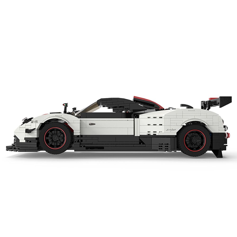 Комплект за сглобяване на количка, Rastar, Pagani Zonda Cinque, 1:16, 1024 части