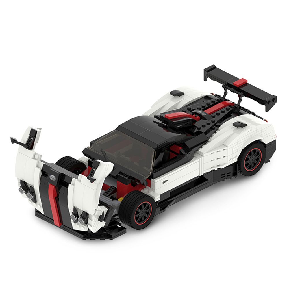 Комплект за сглобяване на количка, Rastar, Pagani Zonda Cinque, 1:16, 1024 части