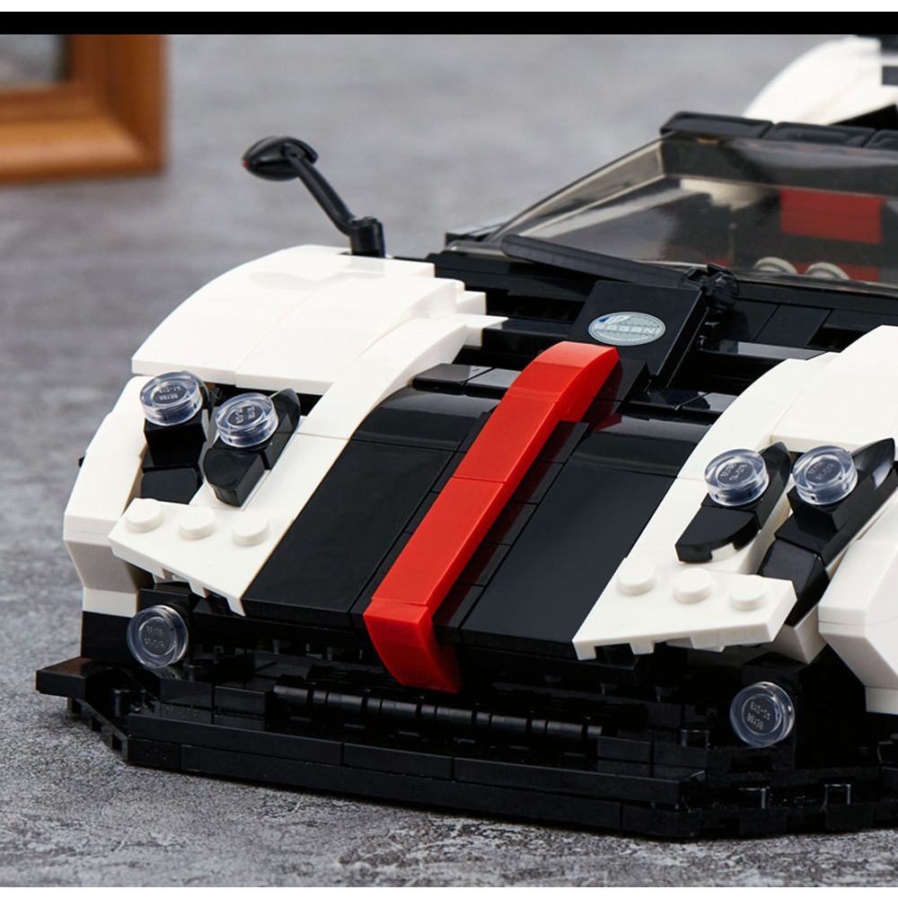 Комплект за сглобяване на количка, Rastar, Pagani Zonda Cinque, 1:16, 1024 части