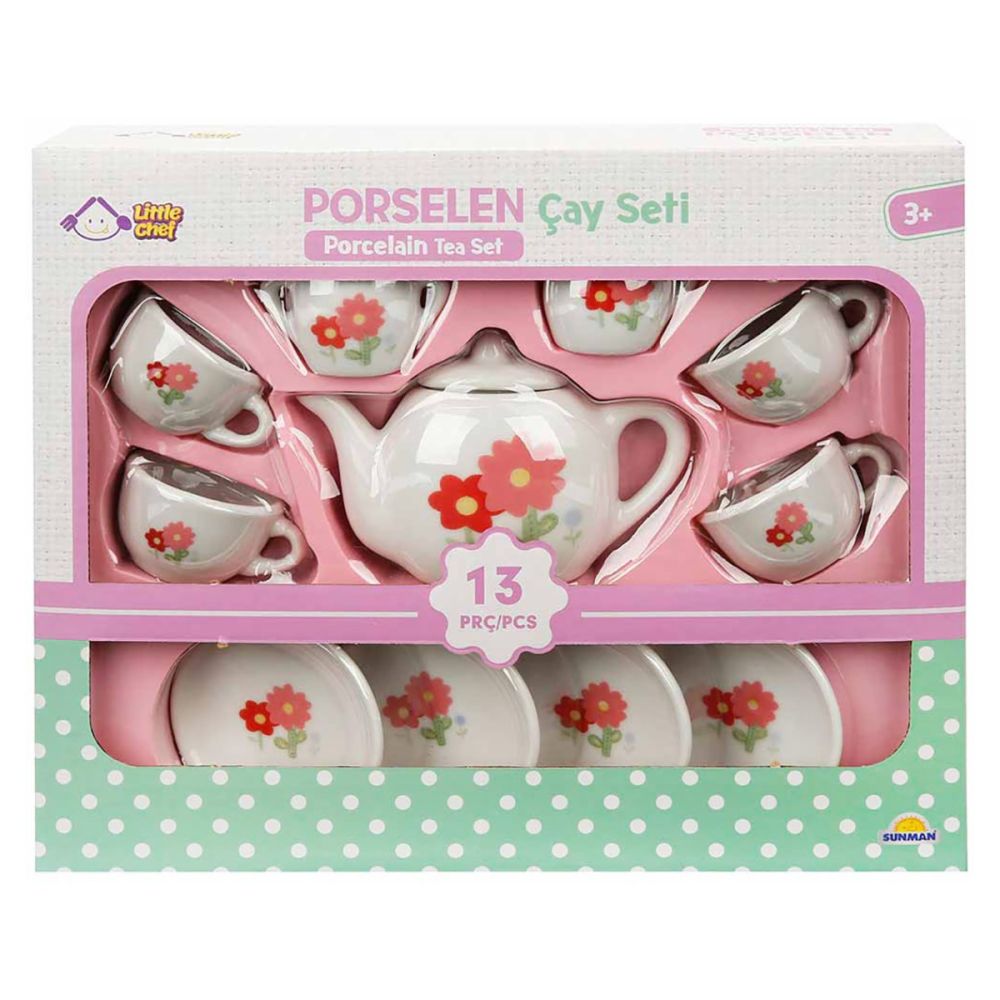 Сервиз за чай, от порцелан, Little Chef, 13 части
