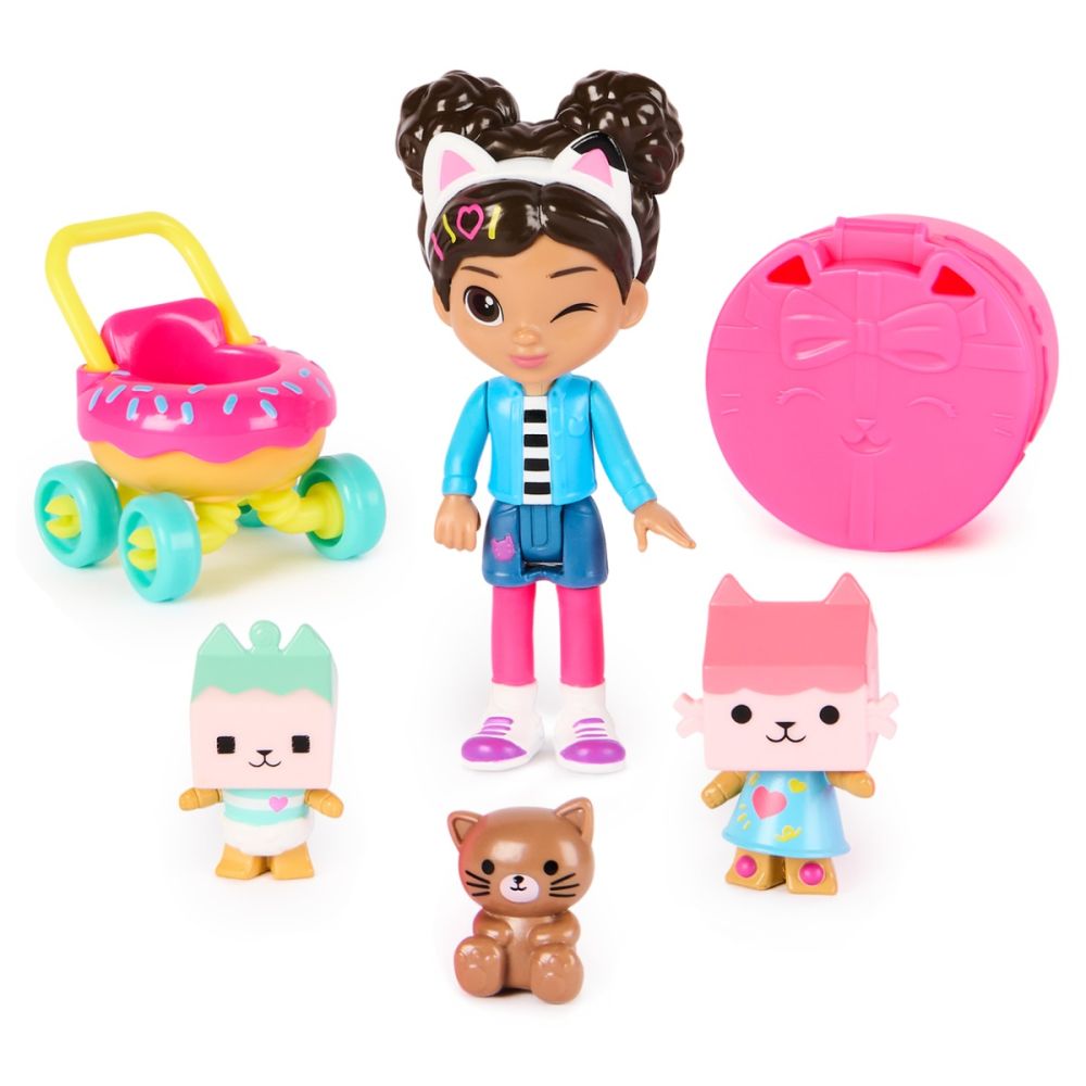 Комплект за игра с кукла, Gabbys Dollhouse, Kitty Care, 6069425