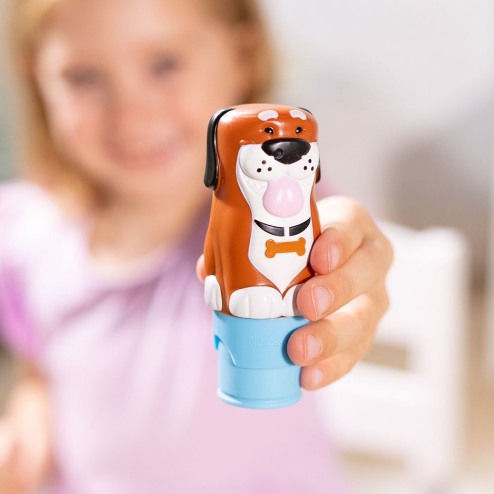 Комплект за занимания със стикери и печат, Melissa & Doug, Sticker WOW, Кученце, 6074891