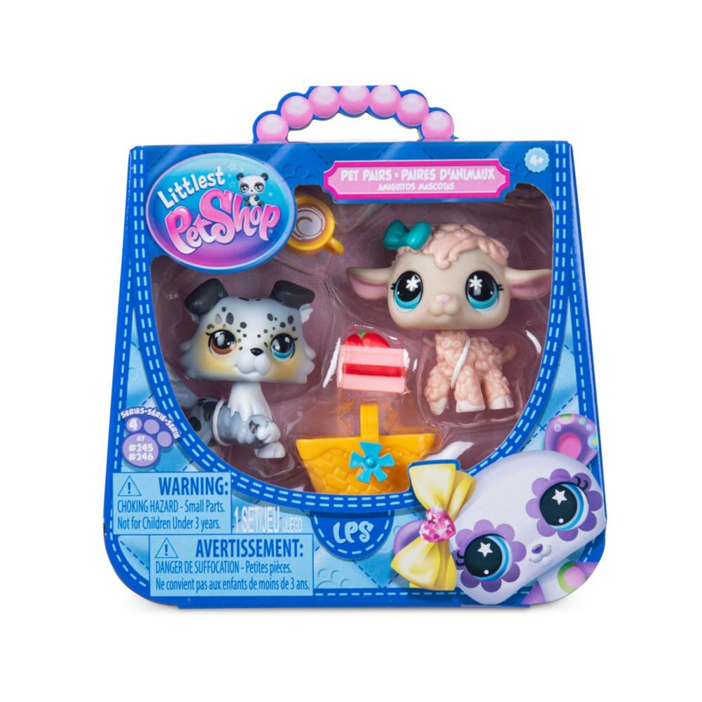 Комплект 2 фигурки с аксесоари, Littlest Pet Shop, Pet Pairs Minis, S4