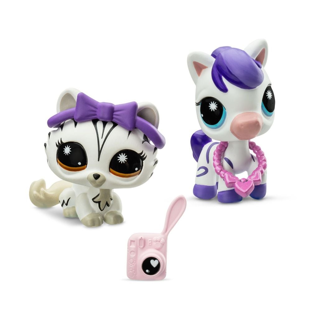 Комплект 2 фигурки с аксесоари, Littlest Pet Shop, Pet Pairs Minis, S4