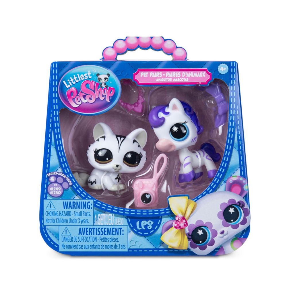 Комплект 2 фигурки с аксесоари, Littlest Pet Shop, Pet Pairs Minis, S4