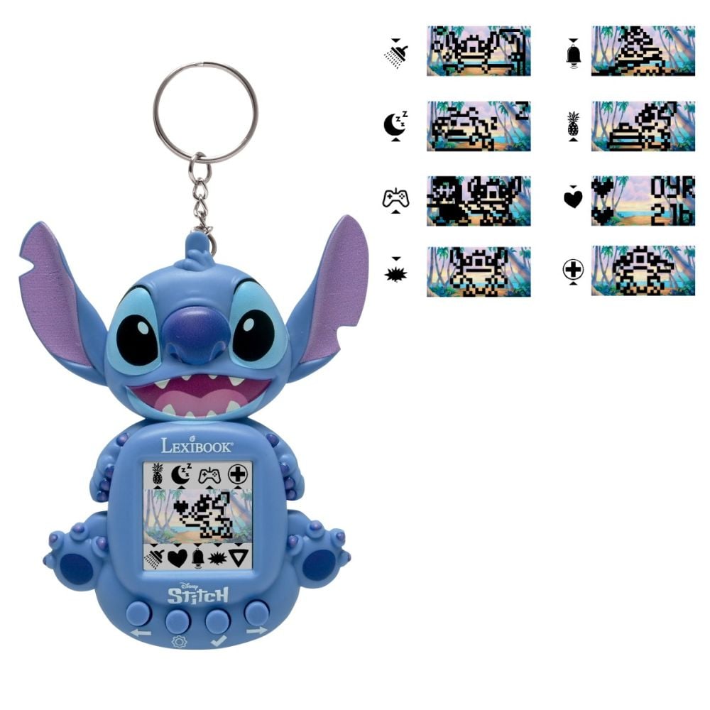 Мини конзола с 3 игри, Lexibook, Disney Stitch, My Best-E