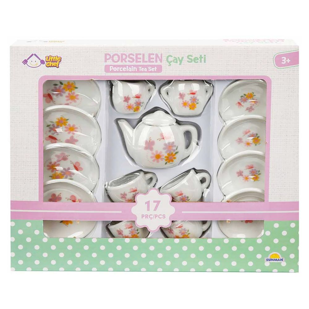 Сервиз за чай, от порцелан, Little Chef, 17 части