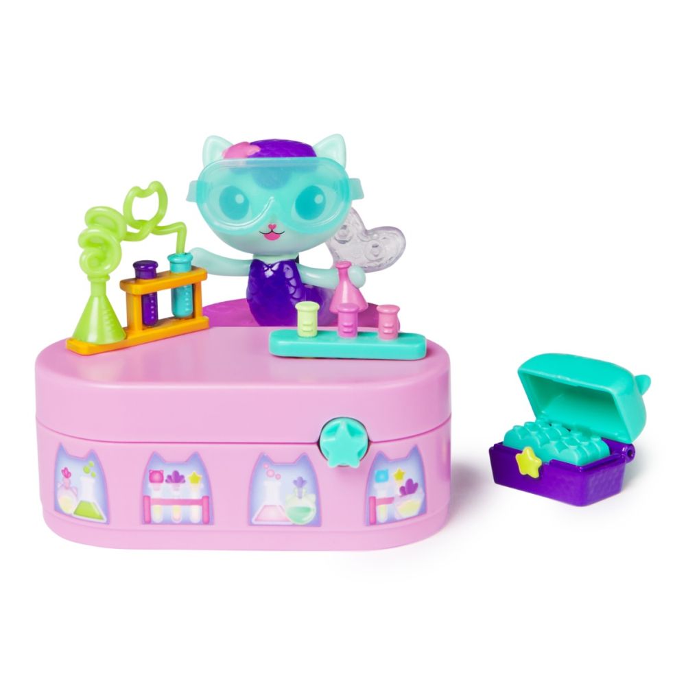 Комплект за игра с фигурка, Gabbys Dollhouse, Bobble Kitty MerCat, 20144758