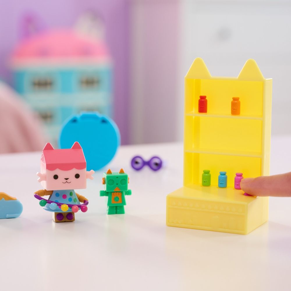 Комплект за игра с фигурка, Gabbys Dollhouse, Bobble Kitty Baby Box Crafty, 20144757