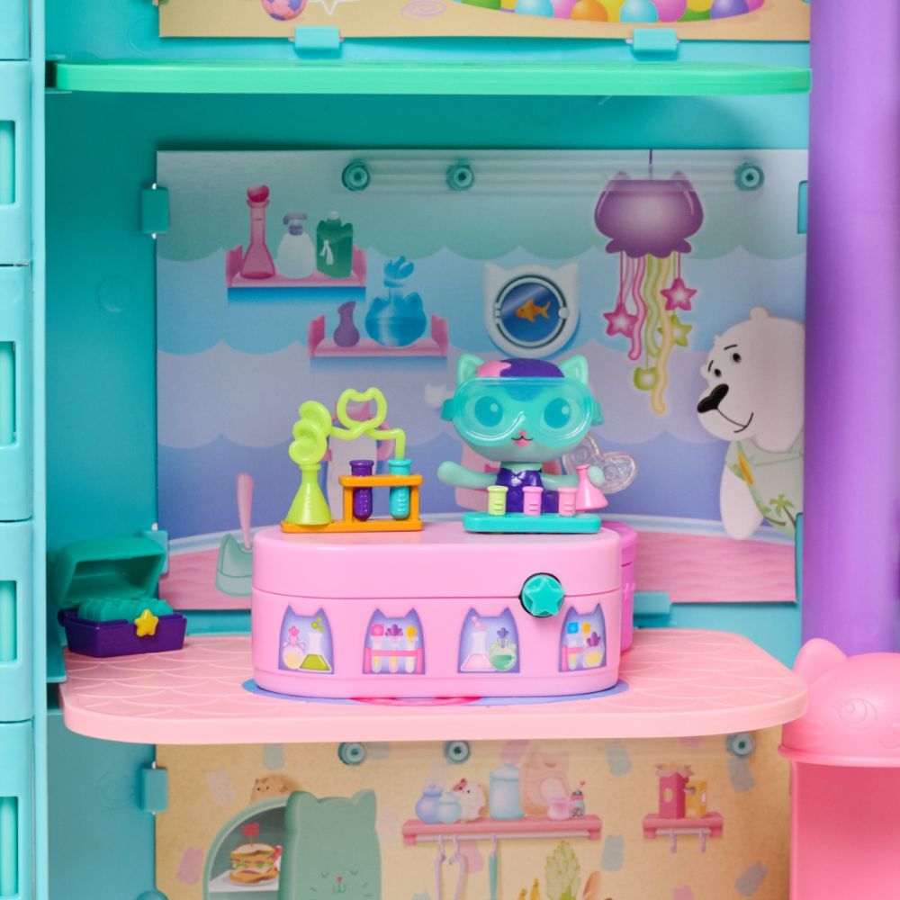 Комплект за игра с фигурка, Gabbys Dollhouse, Bobble Kitty MerCat, 20144758