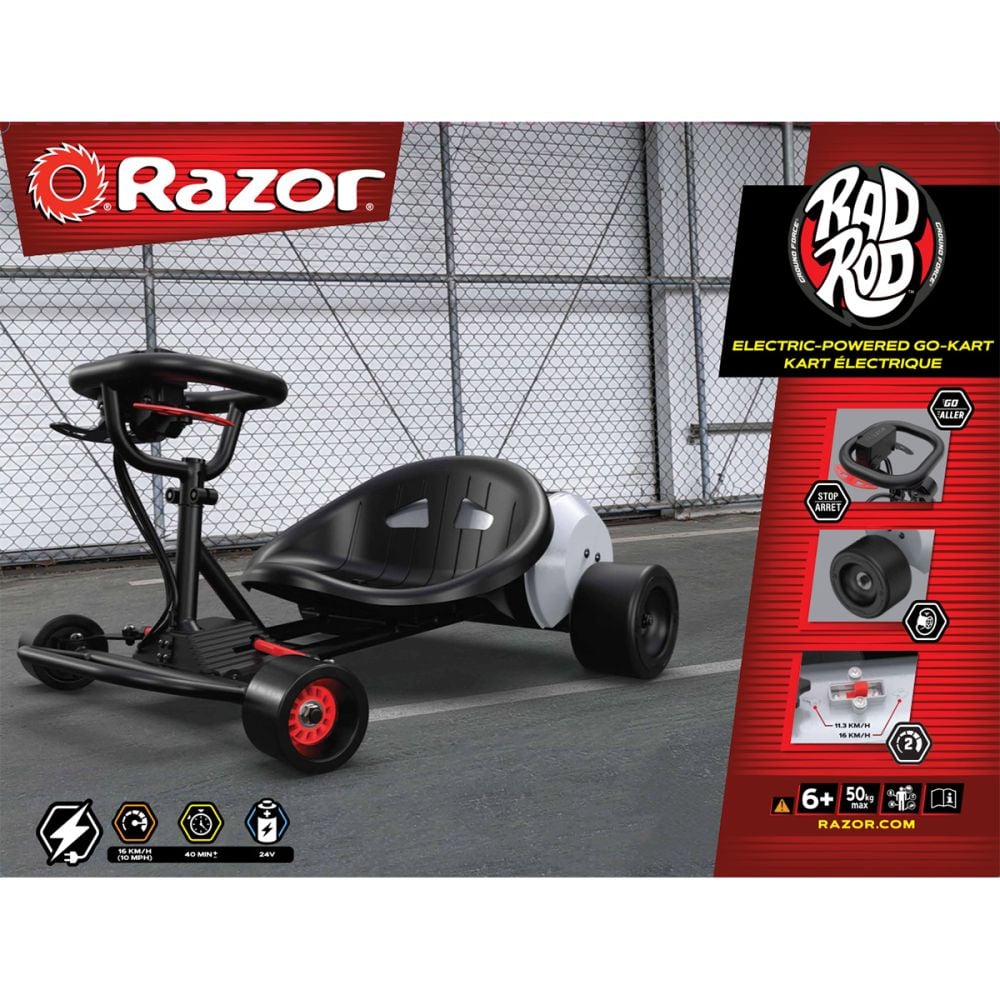 Електрически картинг с 4 колела, Razor, Ground Force Rad Rod