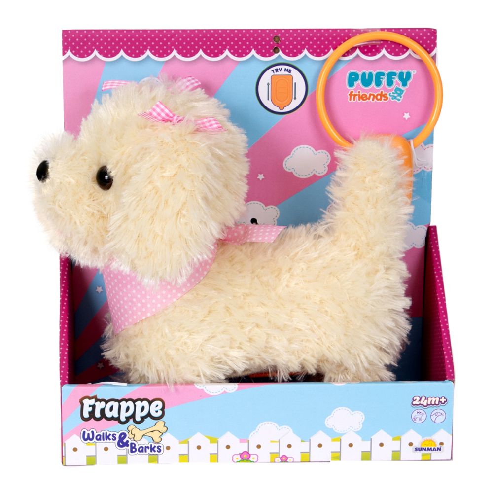 Интерактивна плюшена играчка, кученце Frappe, Puffy Friends