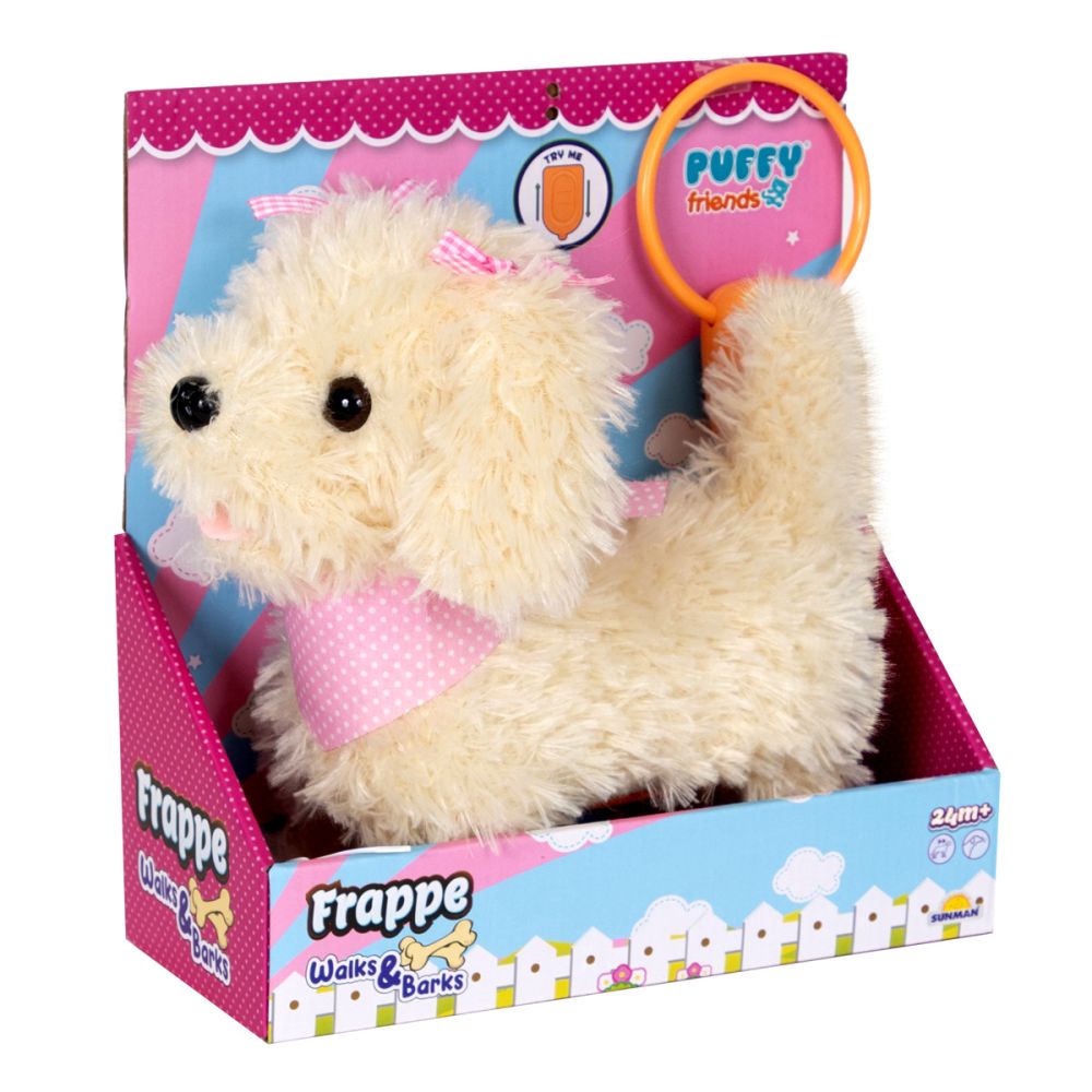 Интерактивна плюшена играчка, кученце Frappe, Puffy Friends