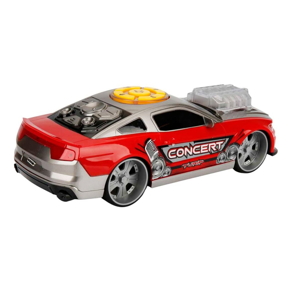 Количка със звуци и светлини, Muscle Car, Maxx Wheels, Червена