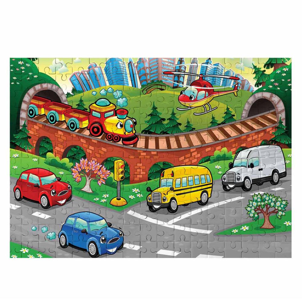 Пъзел Witty Puzzlezz, Коли, 100 части