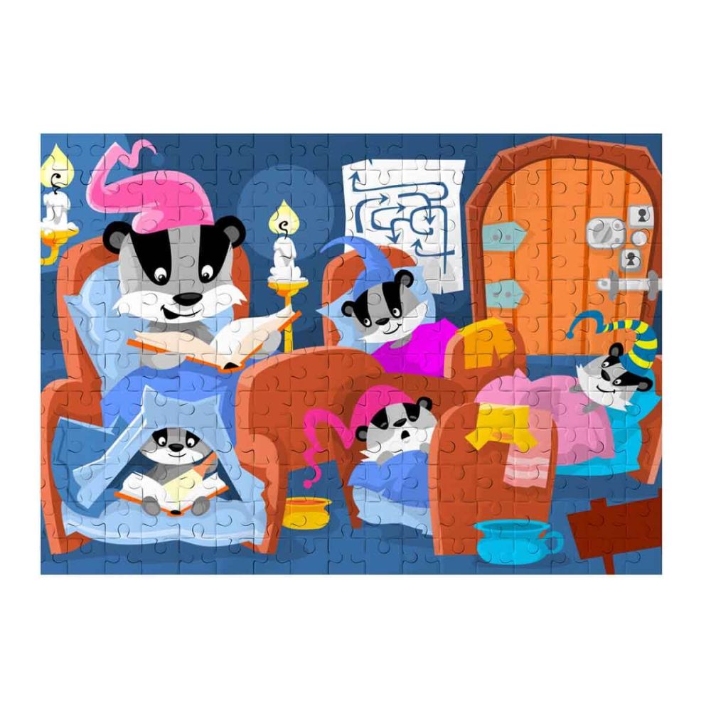 Пъзел Witty Puzzlezz, 100 части, Време за сън