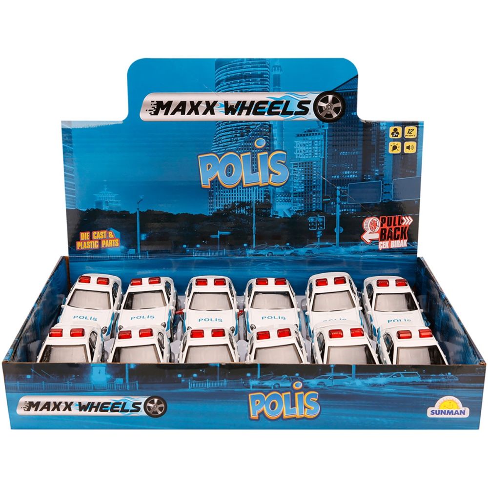 Полицейска кола със звуци и светлини, Maxx Wheels