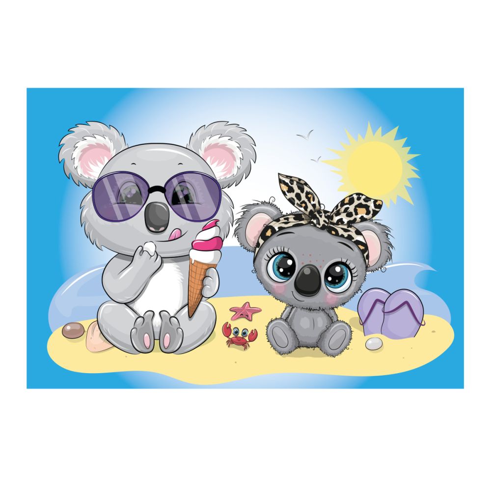Пъзел Witty Puzzlezz, 2 x 20 части, Коала