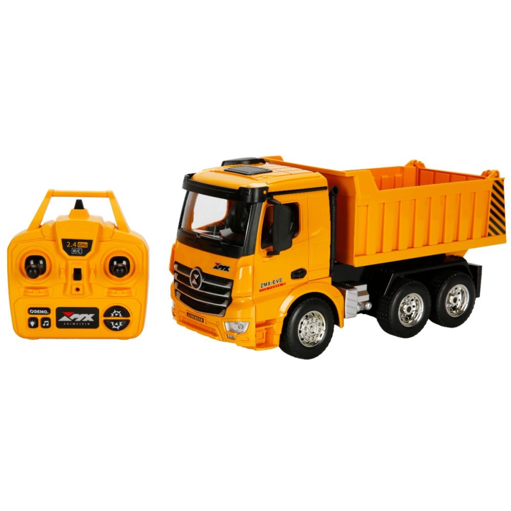 Самосвал с дистанционно и светлини,  Suncon, 9 CH Dump Truck, 1:18