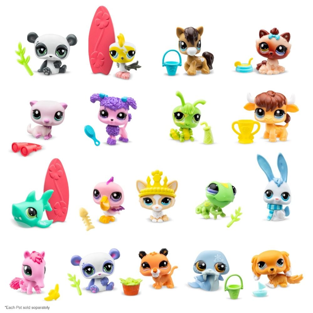 Фигурка животно и аксесоар, Littlest Pet Shop, Серия 1