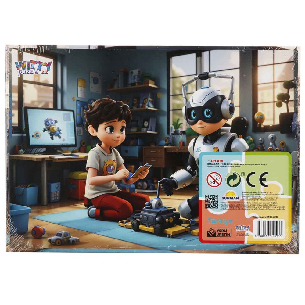 Пъзел Witty Puzzlezz, Роботът и неговият приятел, 35 части