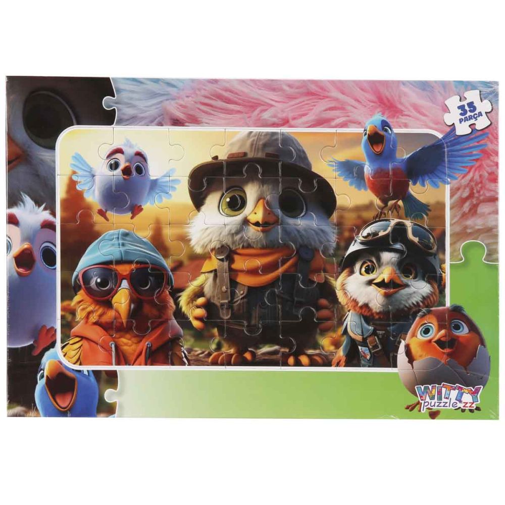 Пъзел Witty Puzzlezz, Прелетни птици, 35 части