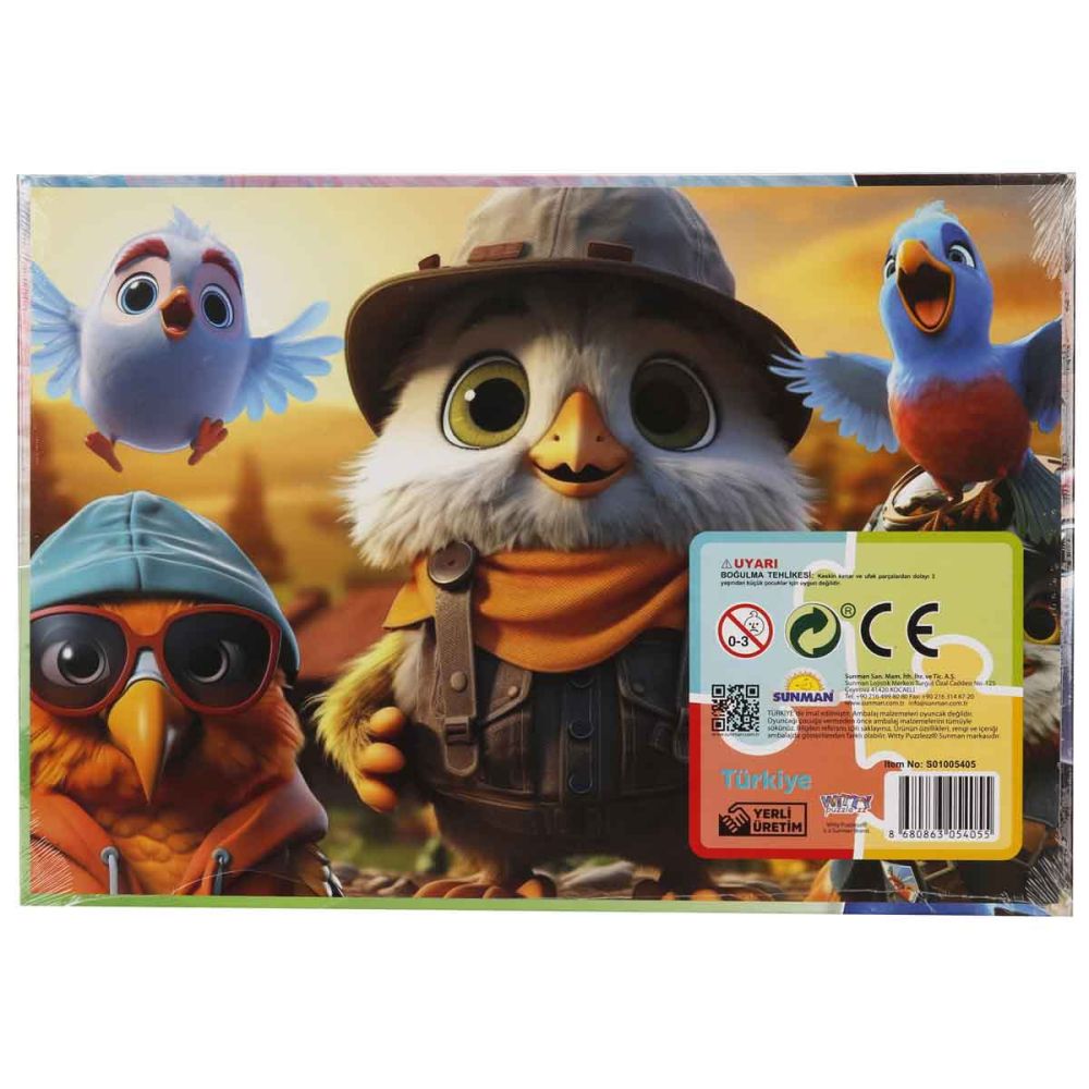 Пъзел Witty Puzzlezz, Прелетни птици, 35 части