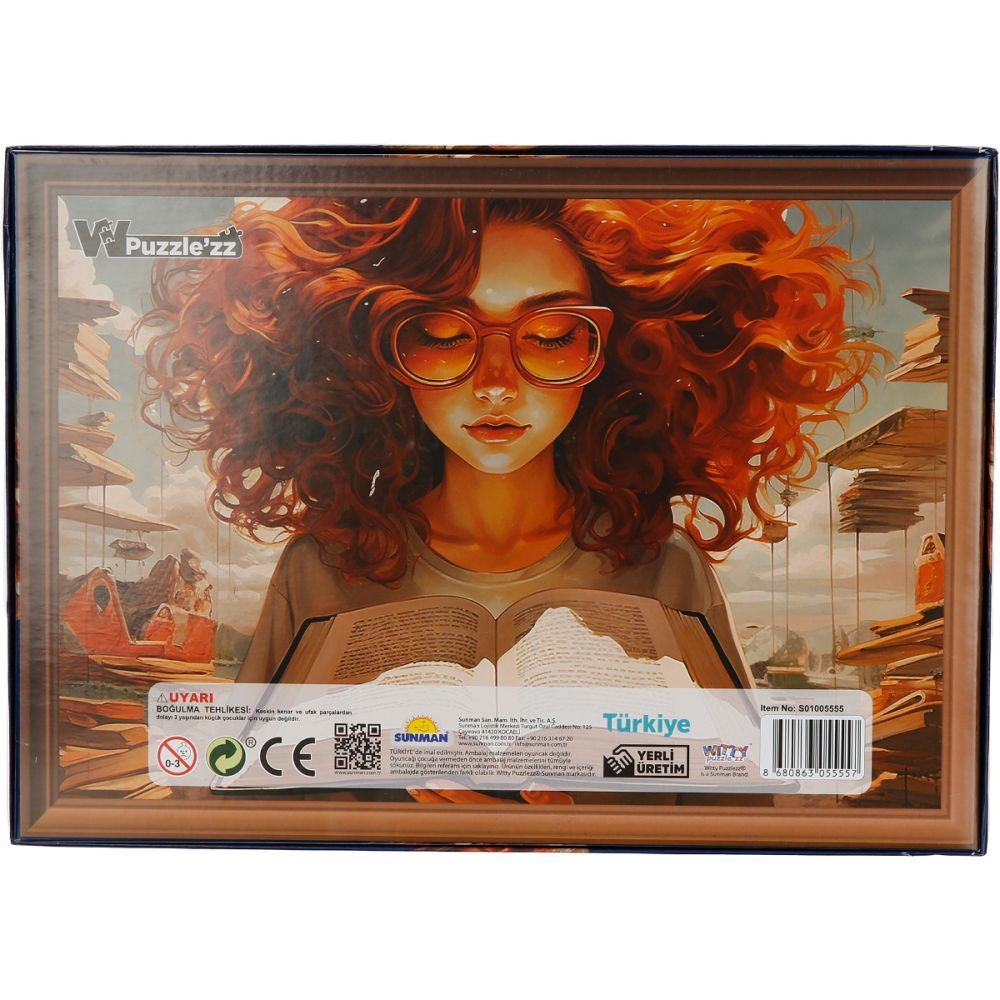 Пъзел Witty Puzzlezz, Момиче с книга, 250 части
