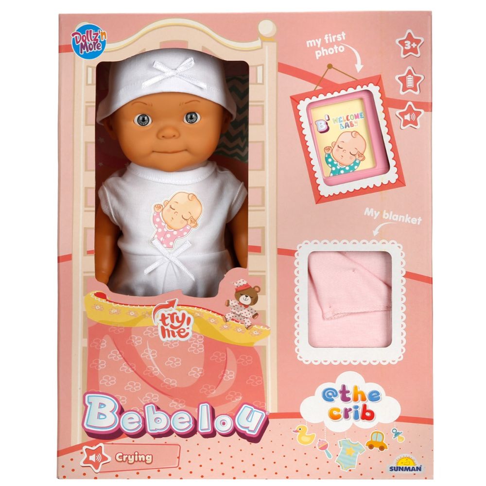 Кукла бебе, Dollz n More, Bebelou, Welcome Baby, 30 см, Розово