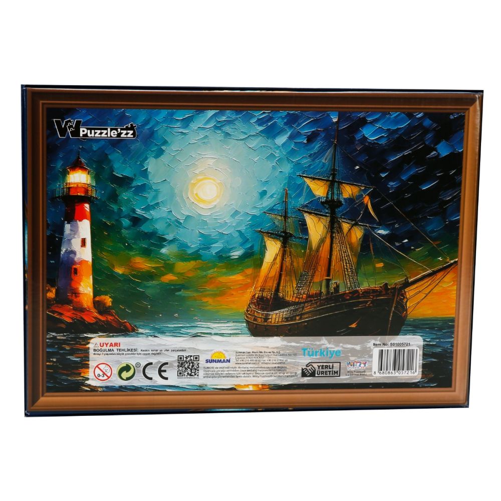 Пъзел Witty Puzzlezz, Пътуване с кораб, 500 части