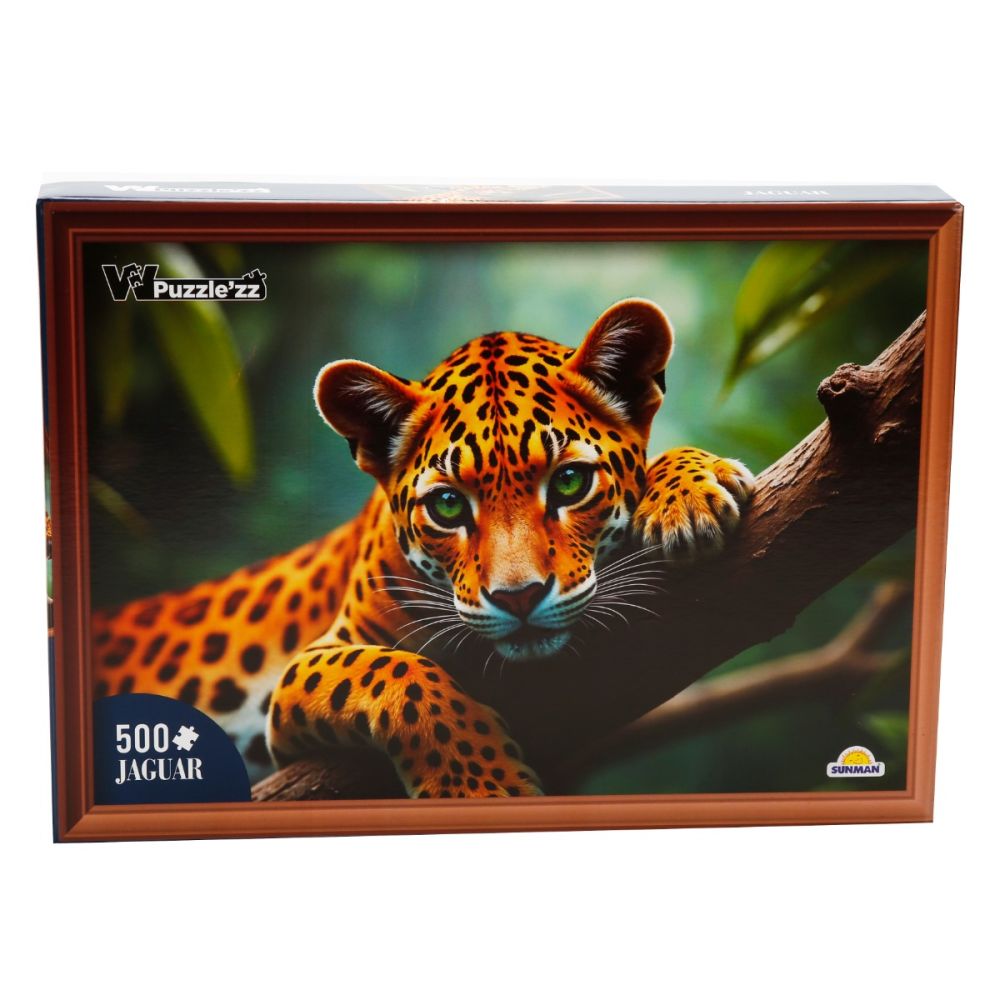 Пъзел Witty Puzzlezz, Ягуар, 500 части