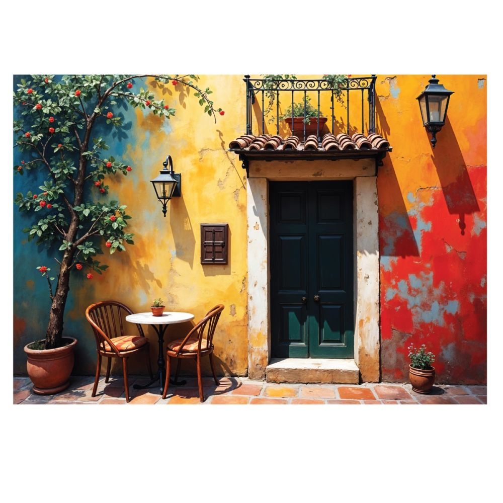 Пъзел Witty Puzzlezz, Цветни стени, 500 части