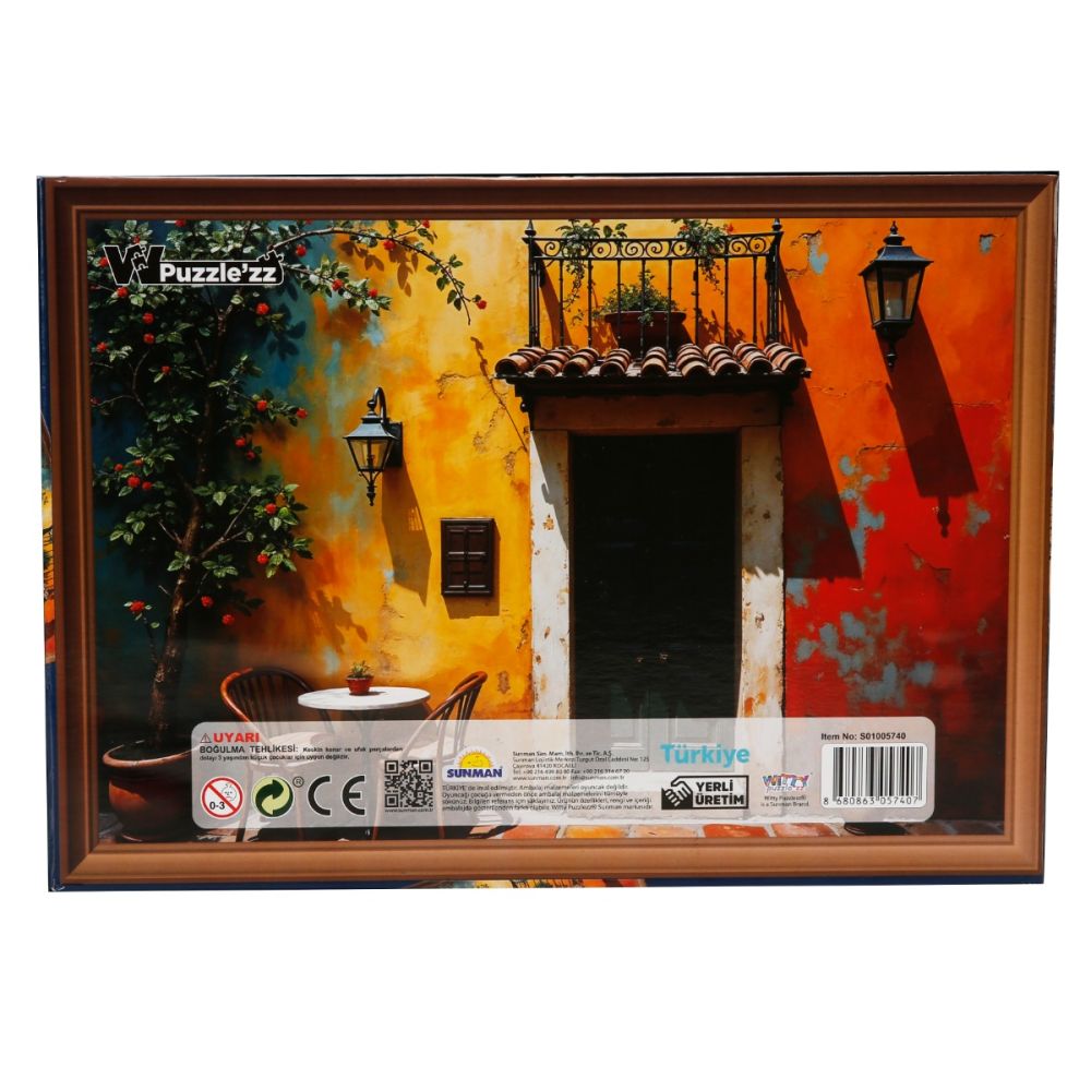 Пъзел Witty Puzzlezz, Цветни стени, 500 части
