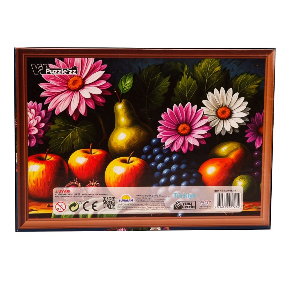 Пъзел Witty Puzzlezz, Плодове и цветя, 500 части