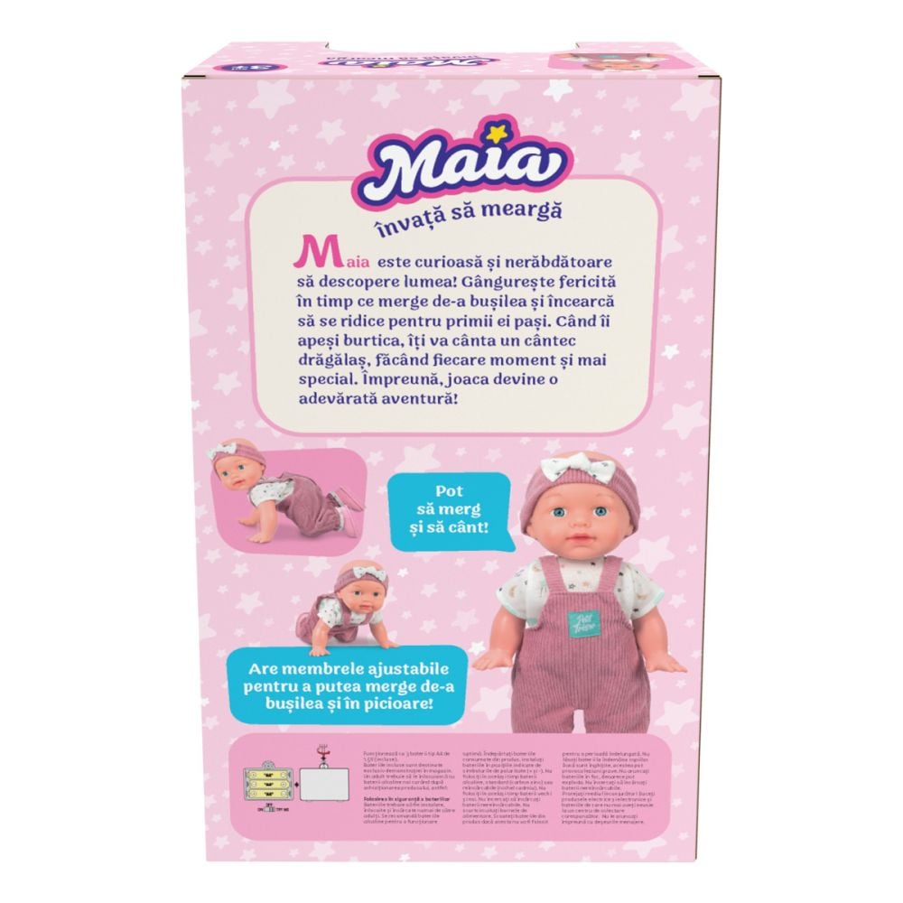 Бебешка кукла, Maia се учи да ходи
