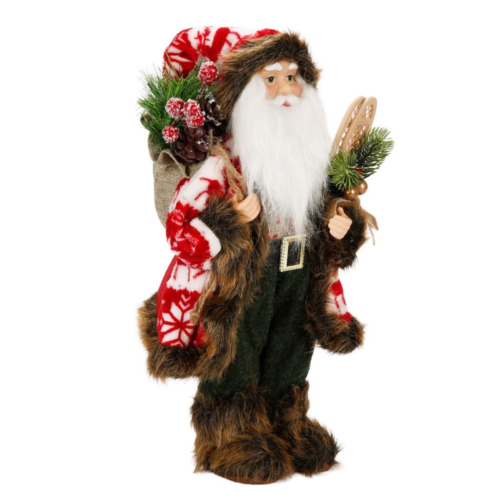 Декоративна фигура, Alska, Дядо Коледа, 41 см