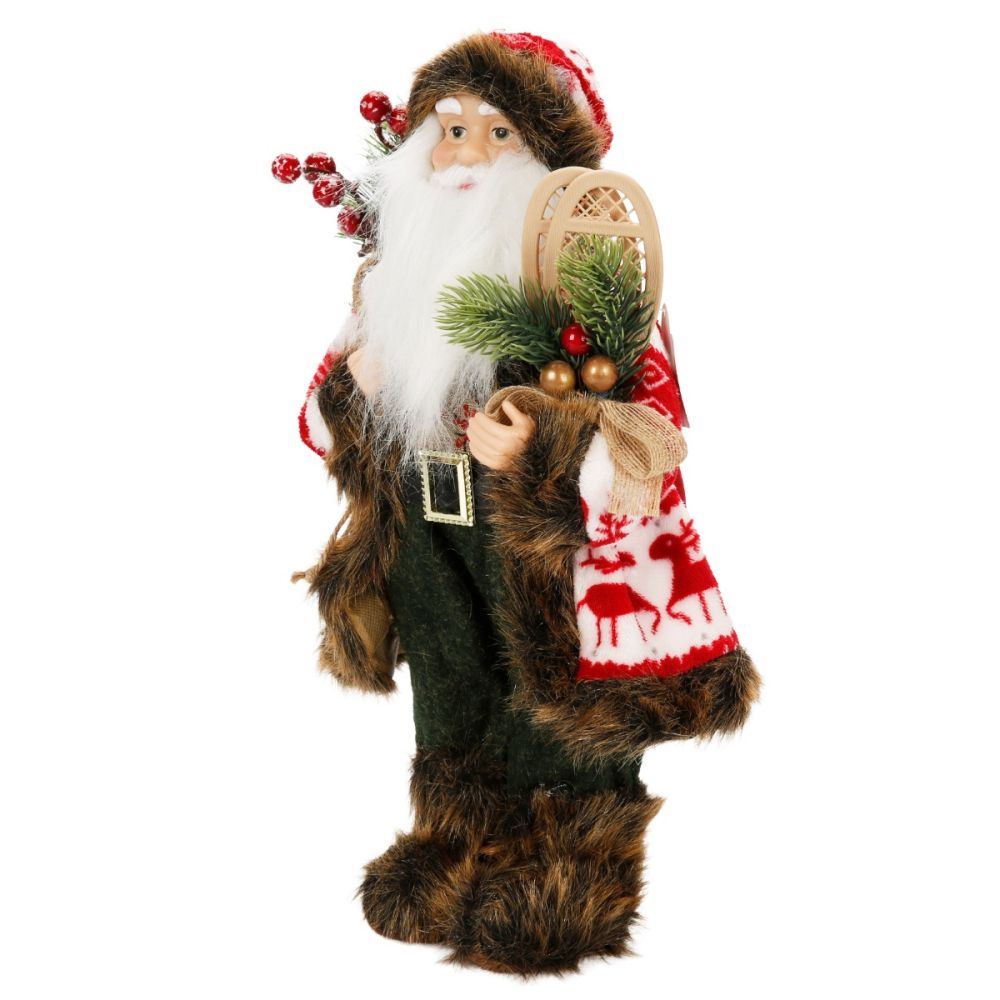 Декоративна фигура, Alska, Дядо Коледа, 41 см