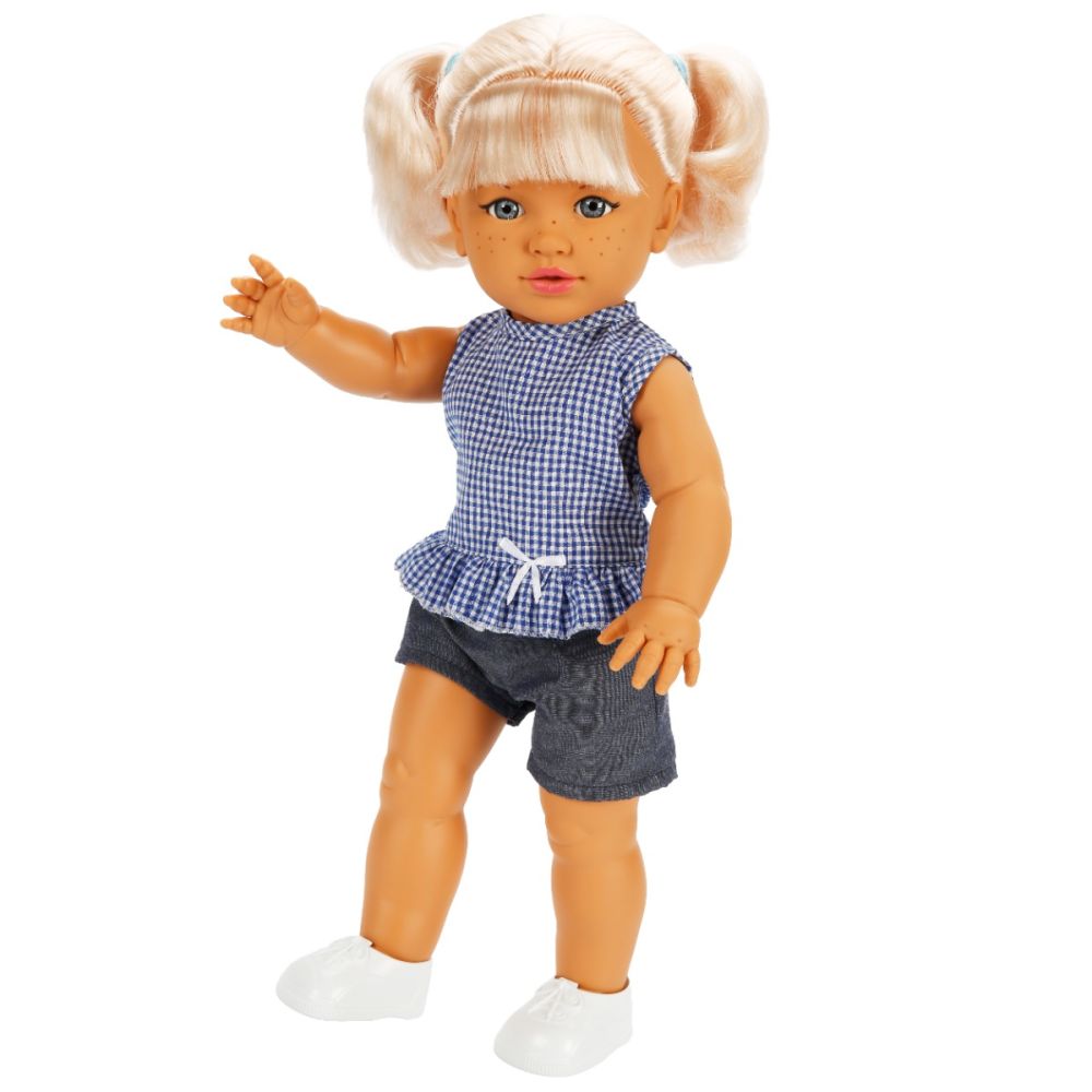 Кукла Dollz And More, Тина в ежедневно облекло, Синя, 45 см