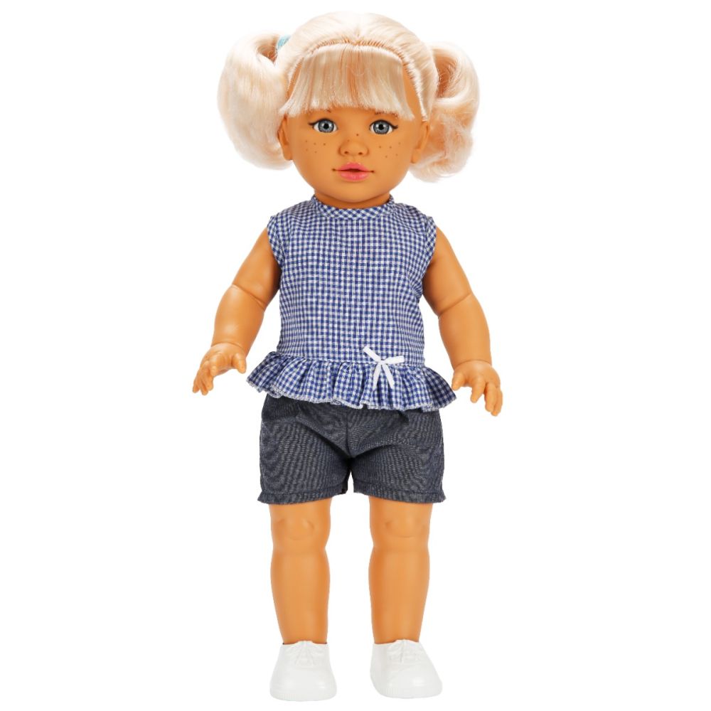 Кукла Dollz And More, Тина в ежедневно облекло, Синя, 45 см
